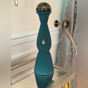 Mezcal Clase Azul Guerrero Artesanal Joven Turquoise Empty Bottle